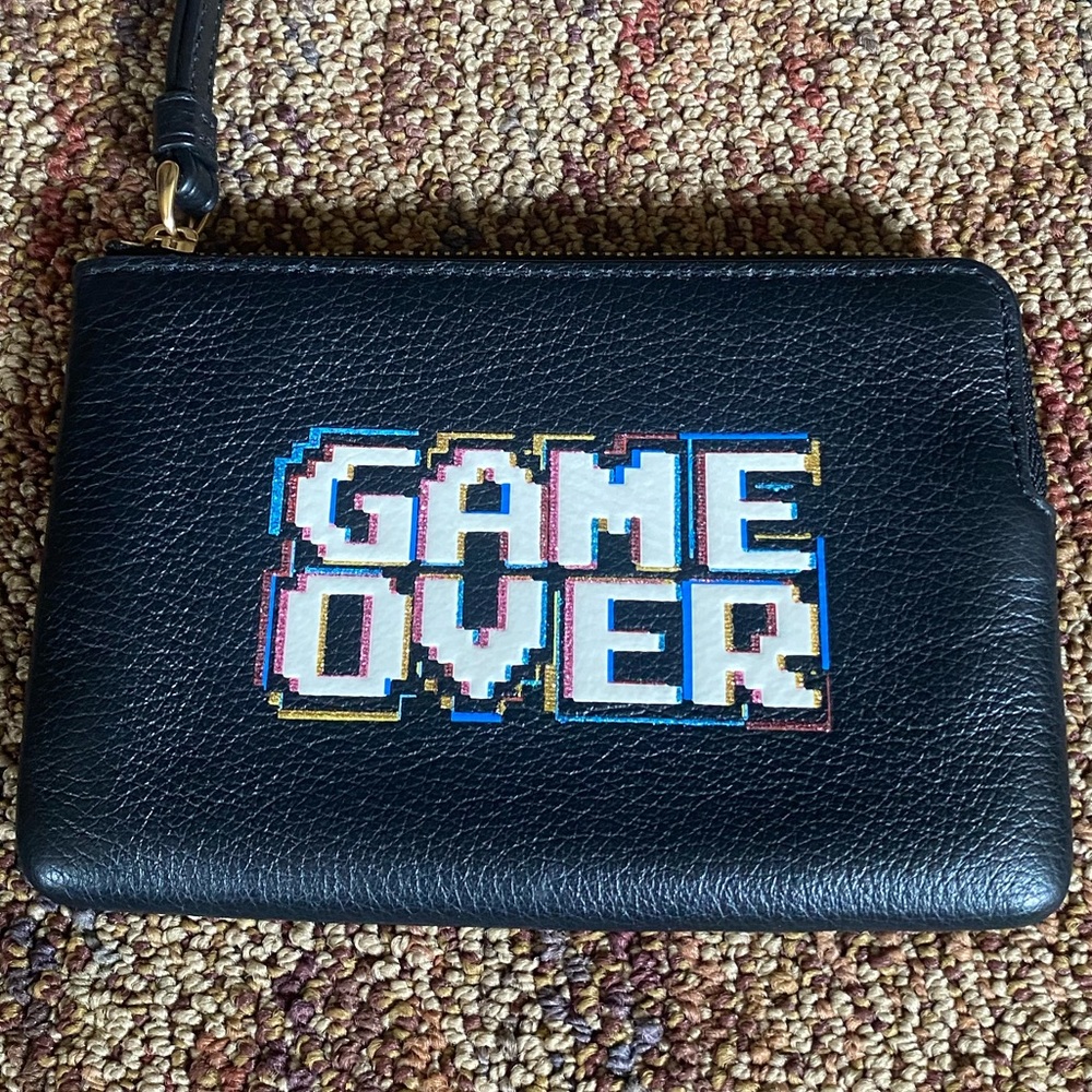 🌸🌸🌸COACH PAC-MAN Game over wristlet🌸🌸🌸